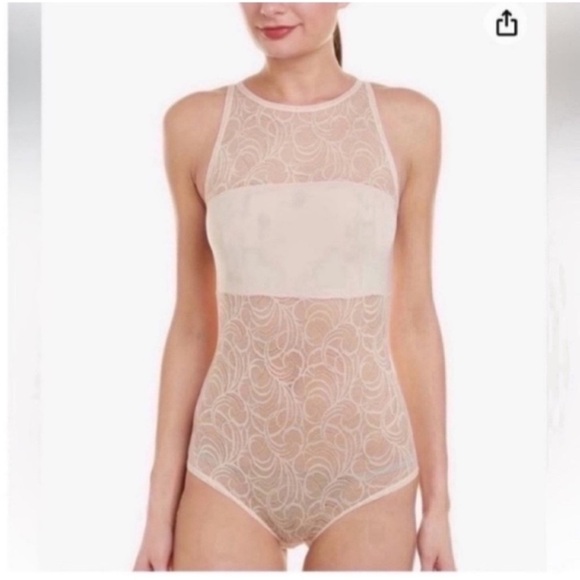 Cosabella Women’s Evolved Block Lace Teddy Bodysuit NWT Small - Picture 1 of 4